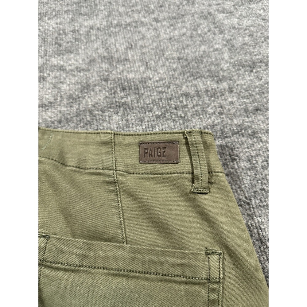 Paige Women's 27 Carly Cargo Wide Leg Ivy Green Pants - Picture 4 of 12